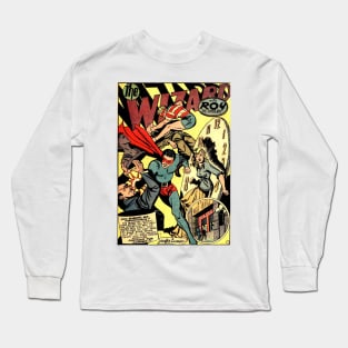 The Wizard with Roy The Superboy Long Sleeve T-Shirt